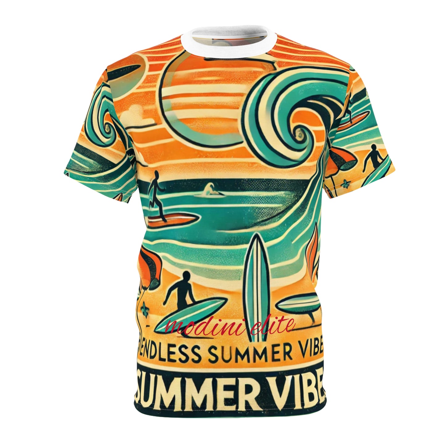 Endless Summer Vibes T-Shirt - Unisex Surf Tee for Beach Lovers