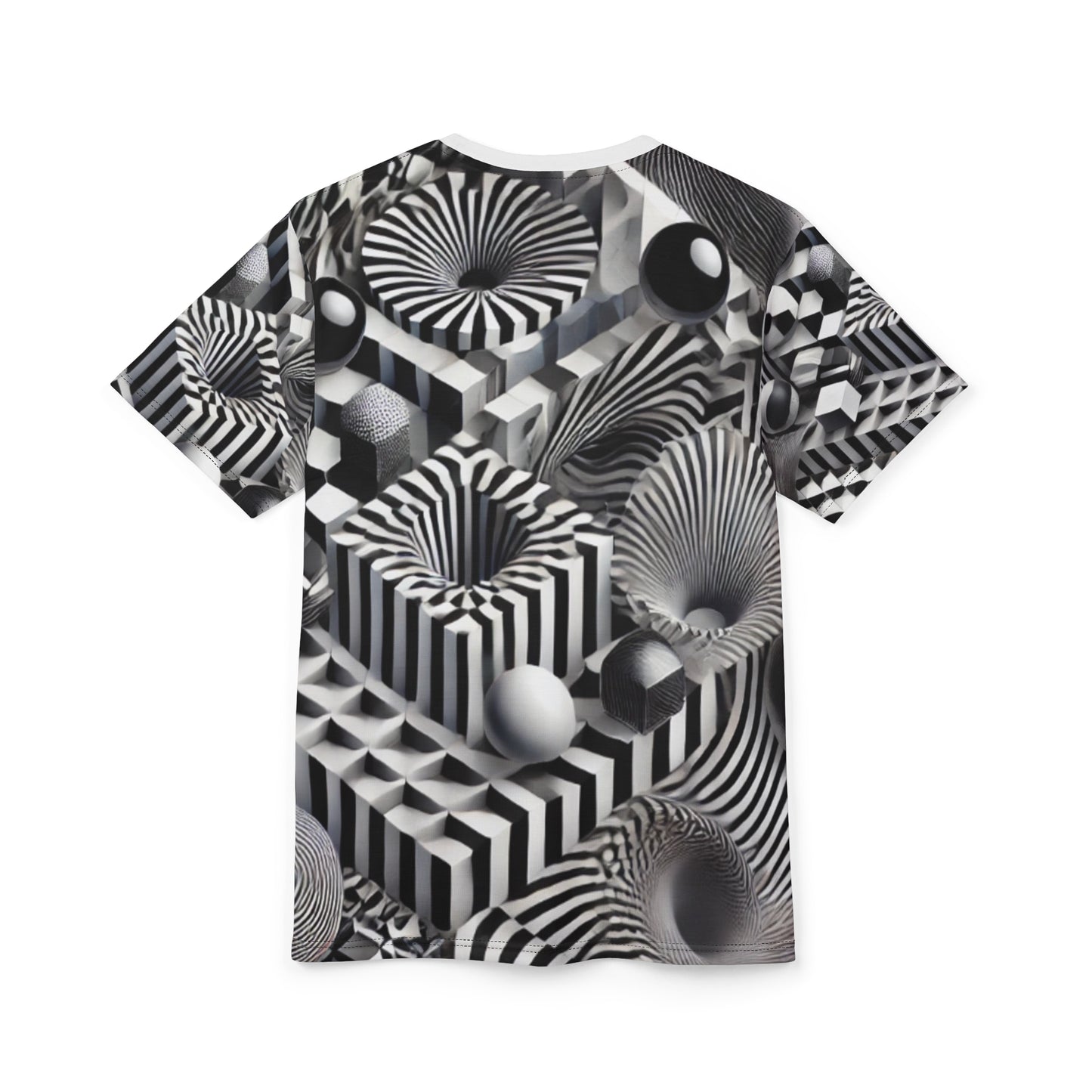 Geometric Pattern Unisex Tee - Stylish Graphic T-Shirt for Art Lovers