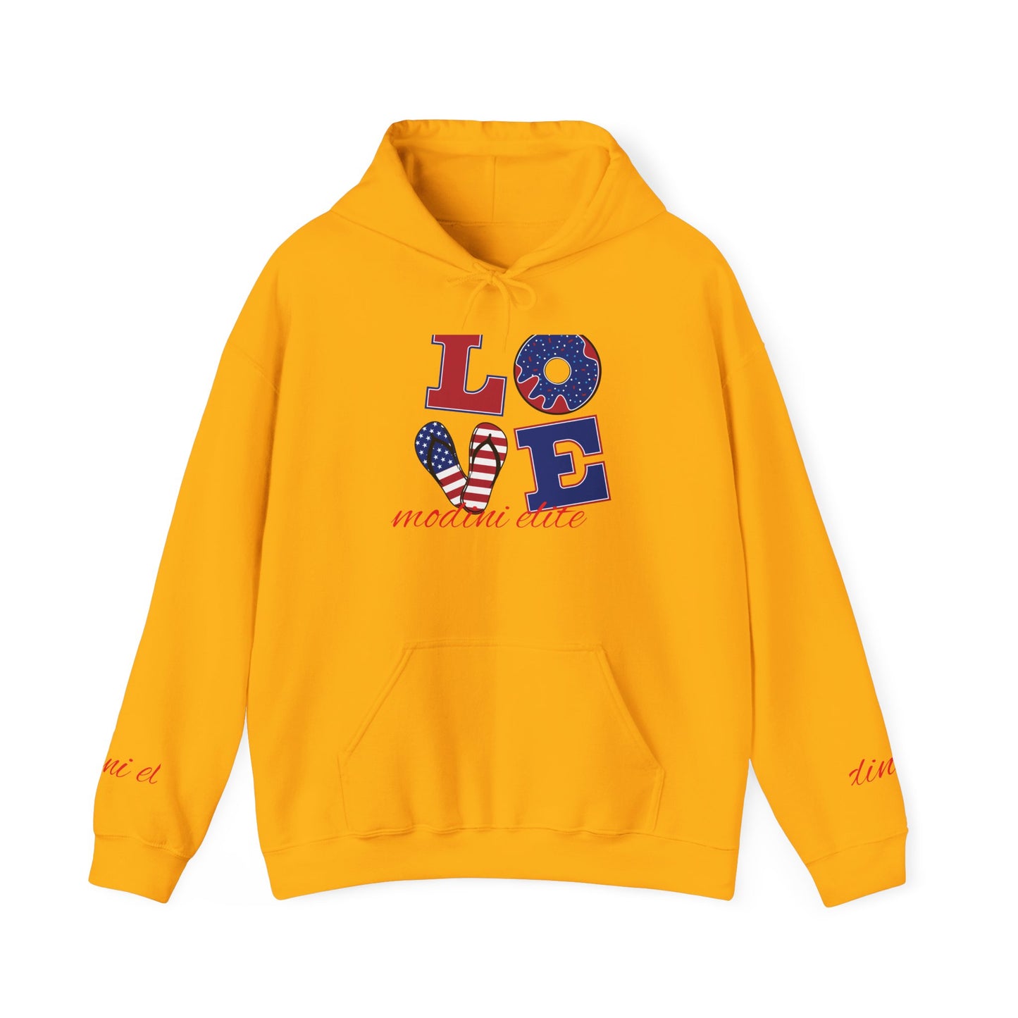 Patriotic Love Hoodie for Holidays | Unisex Heavy Blend™ Sweatshirt