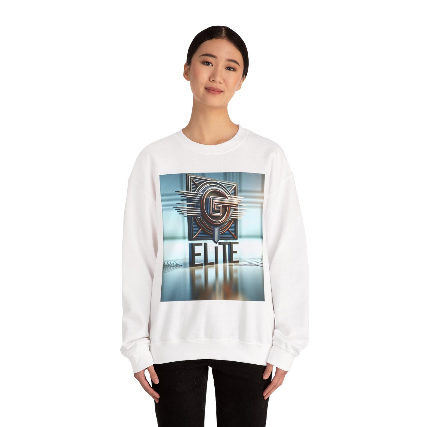 Elite Graphic Unisex Heavy Blend™ Crewneck Sweatshirt - Cozy Fashion Statement