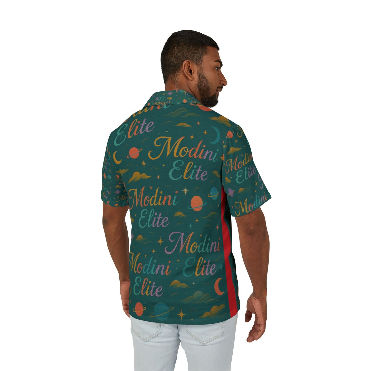 Men's Hawaiian Camp Shirt, Tropical Vacation Shirt, Beach Party Top, Summer Casual Wear, Gift for Him, AOP Shirt