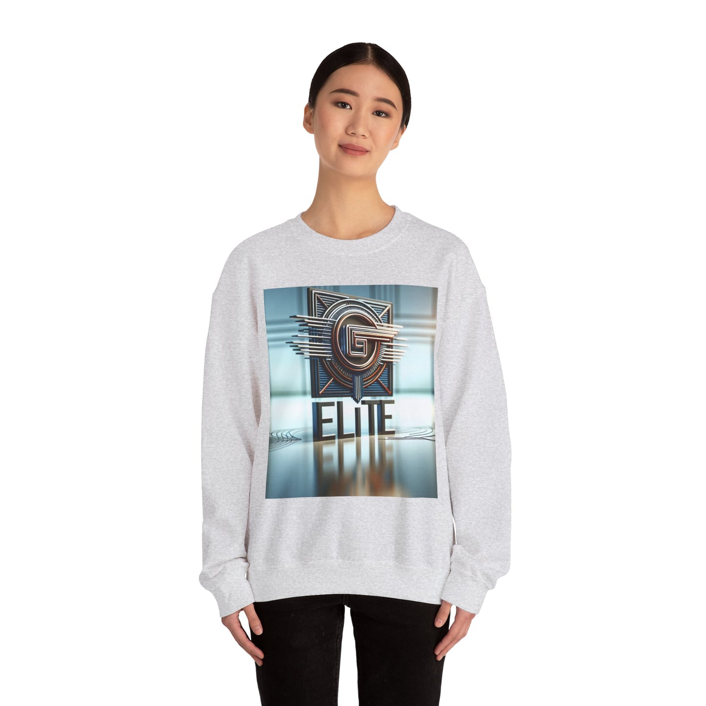Elite Graphic Unisex Heavy Blend™ Crewneck Sweatshirt - Cozy Fashion Statement