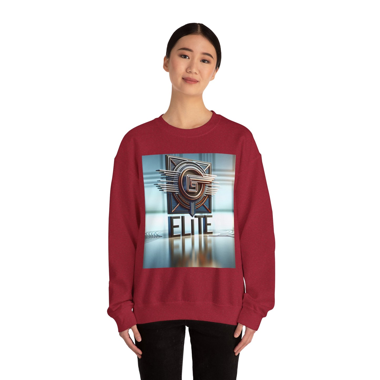 Elite Graphic Unisex Heavy Blend™ Crewneck Sweatshirt - Cozy Fashion Statement