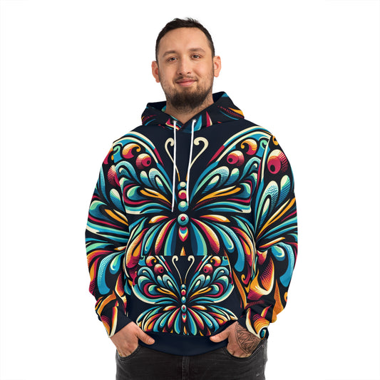 Colorful Butterfly Fashion Hoodie - "I Only Have Eyes For You"