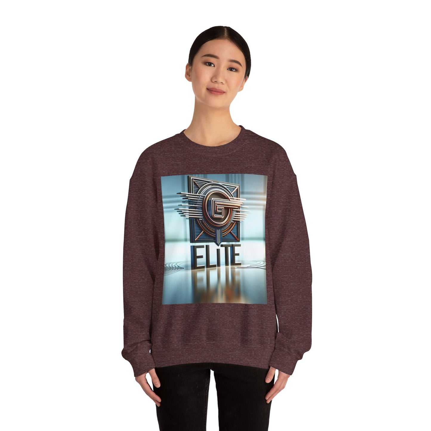Elite Graphic Unisex Heavy Blend™ Crewneck Sweatshirt - Cozy Fashion Statement