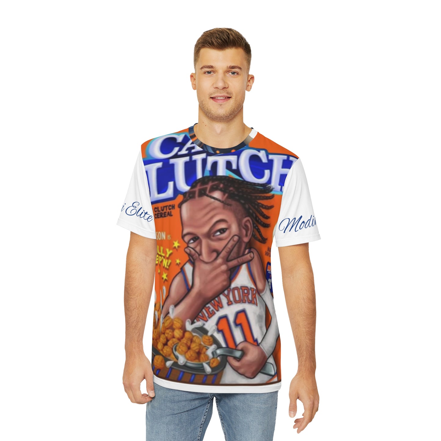 Cosmic Adventure Men's Polyester Tee - Stellar Space Design