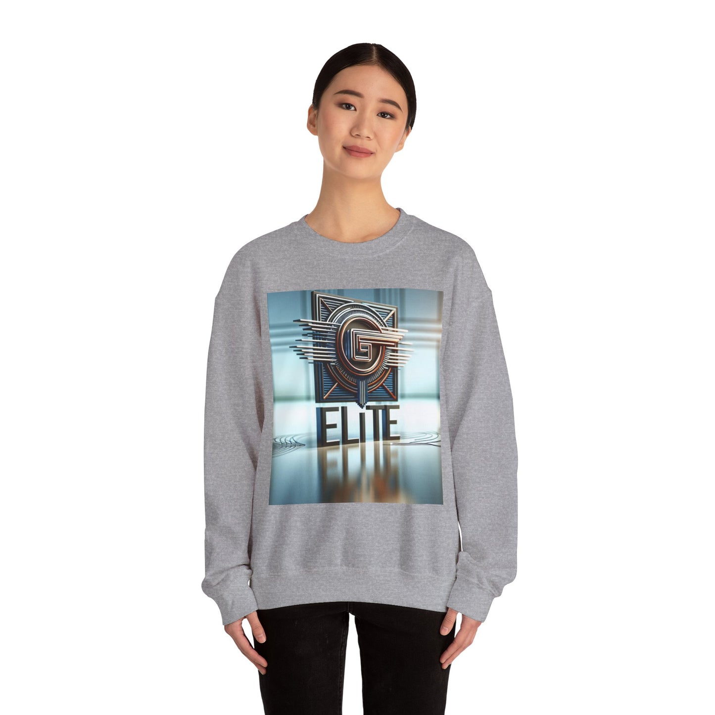 Elite Graphic Unisex Heavy Blend™ Crewneck Sweatshirt - Cozy Fashion Statement