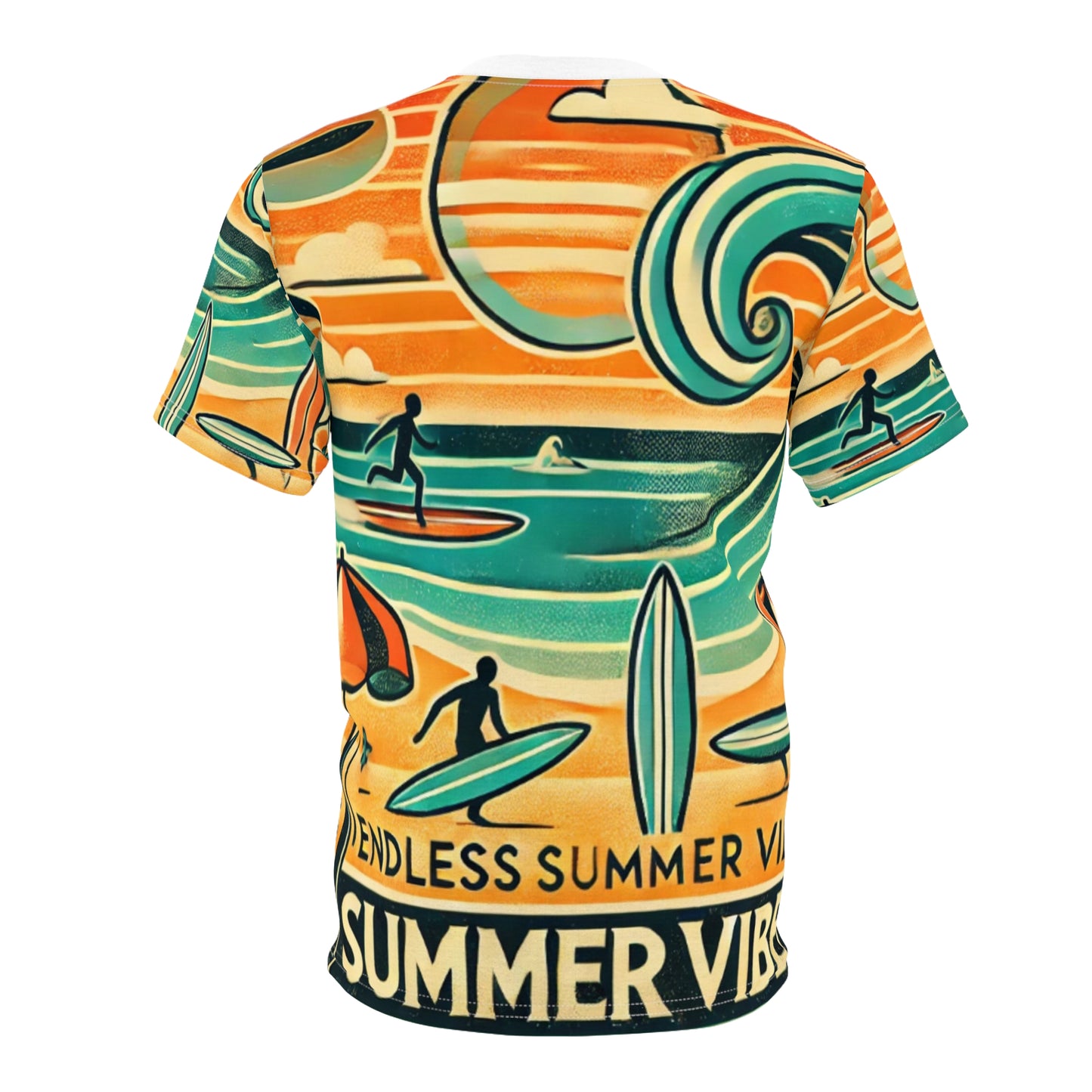 Endless Summer Vibes T-Shirt - Unisex Surf Tee for Beach Lovers