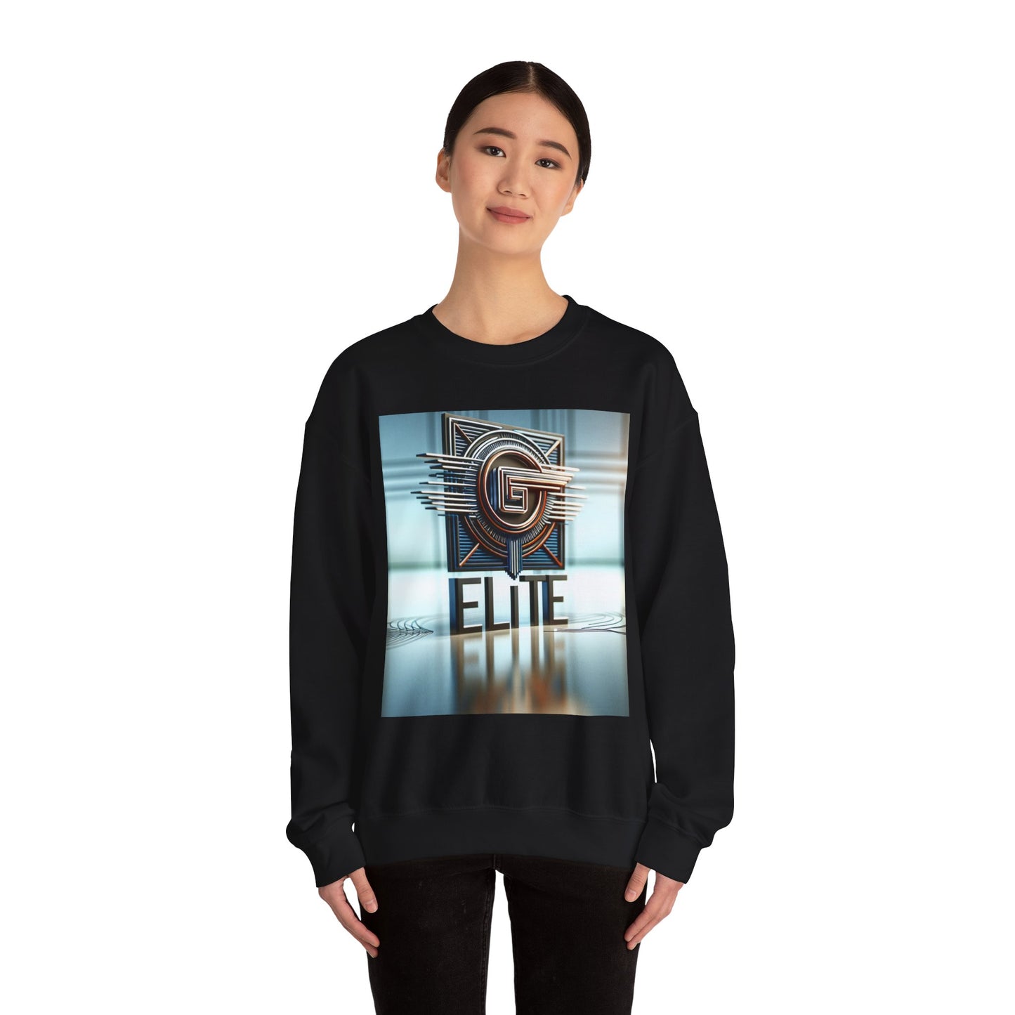 Elite Graphic Unisex Heavy Blend™ Crewneck Sweatshirt - Cozy Fashion Statement
