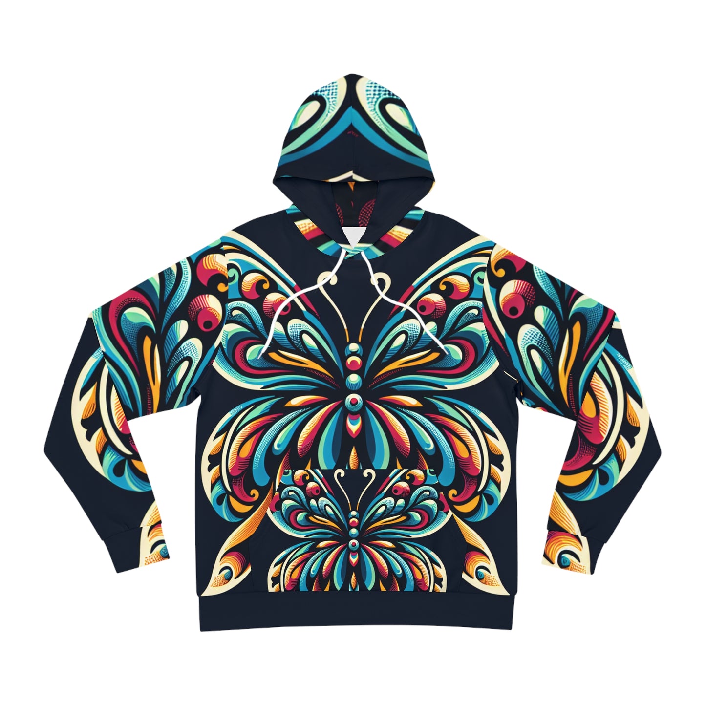 Colorful Butterfly Fashion Hoodie - "I Only Have Eyes For You"