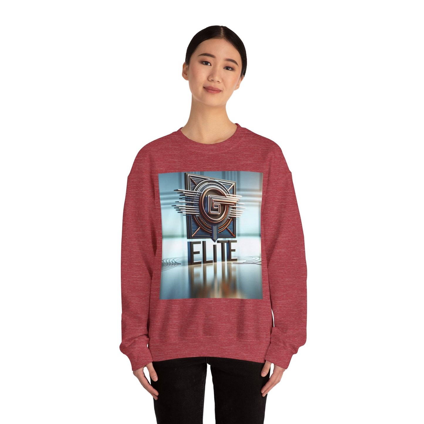 Elite Graphic Unisex Heavy Blend™ Crewneck Sweatshirt - Cozy Fashion Statement