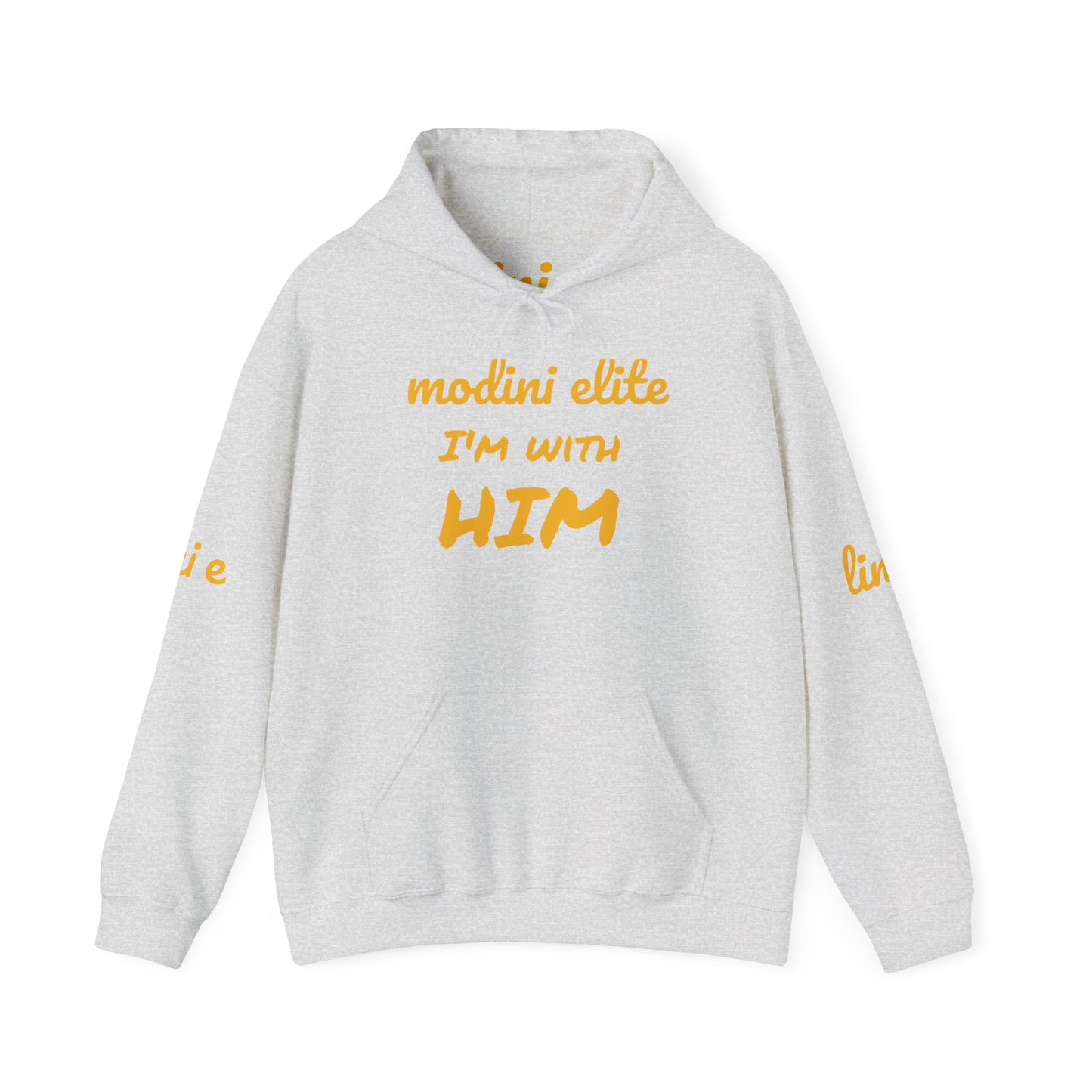 I'm With Him Hoodie - Unisex Heavy Blend Sweatshirt for Casual Comfort