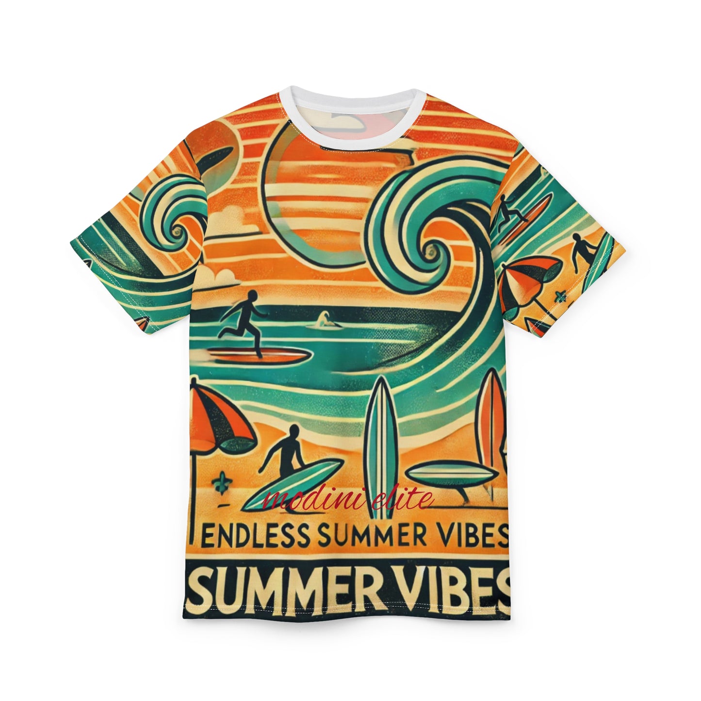 Endless Summer Vibes T-Shirt - Unisex Surf Tee for Beach Lovers