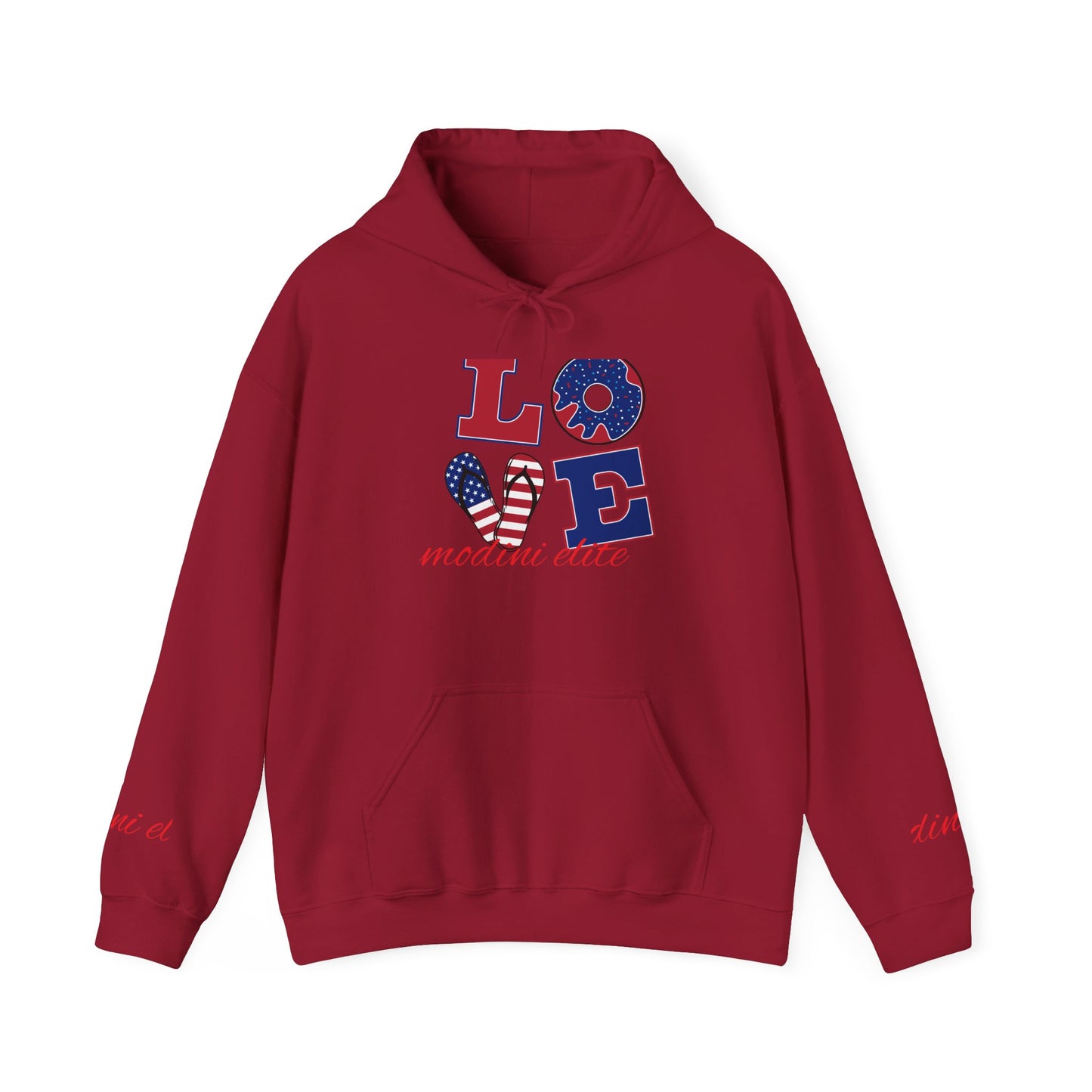 Patriotic Love Hoodie for Holidays | Unisex Heavy Blend™ Sweatshirt