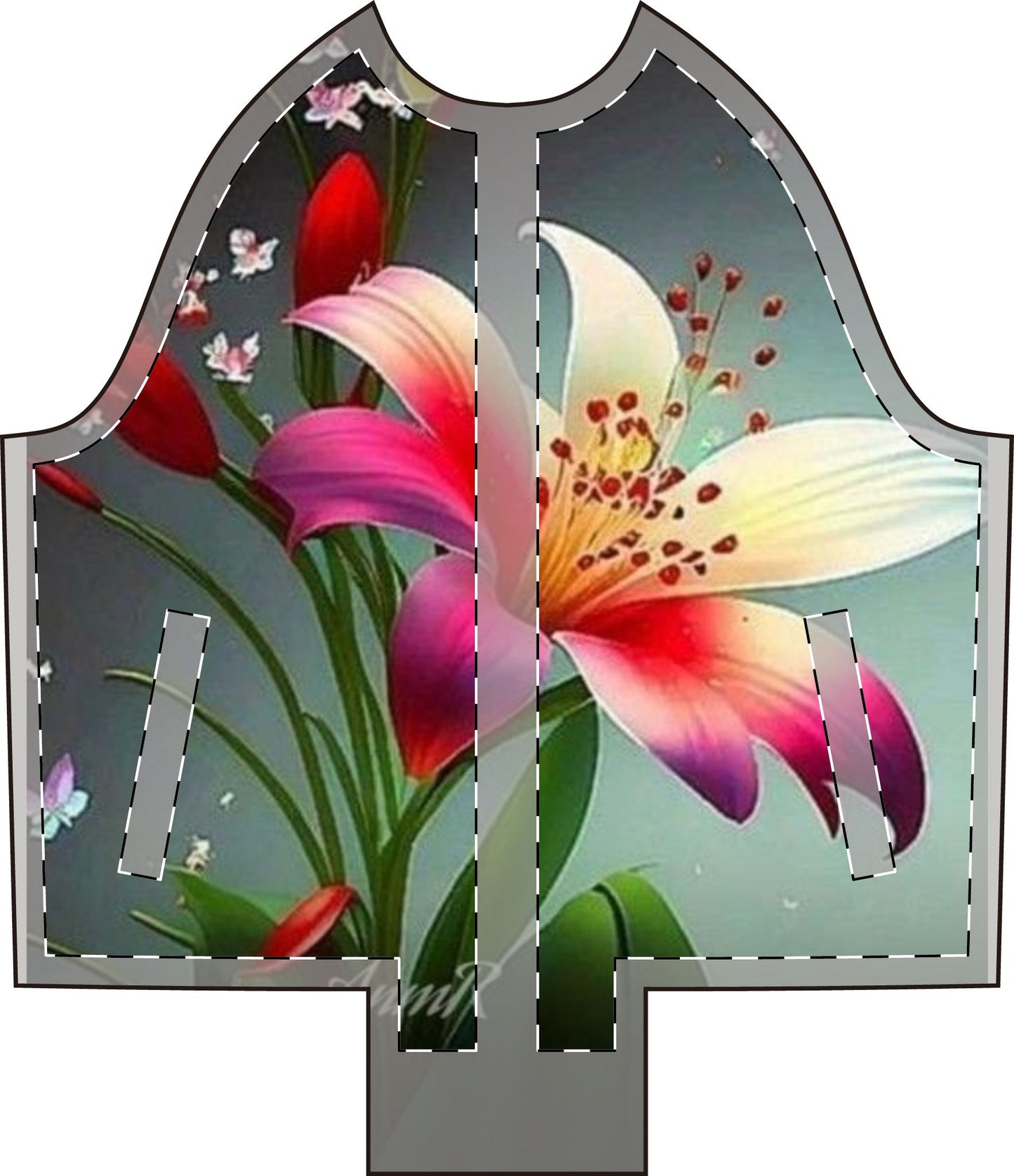 Floral Women's Varsity Jacket - Stylish and Vibrant Springwear