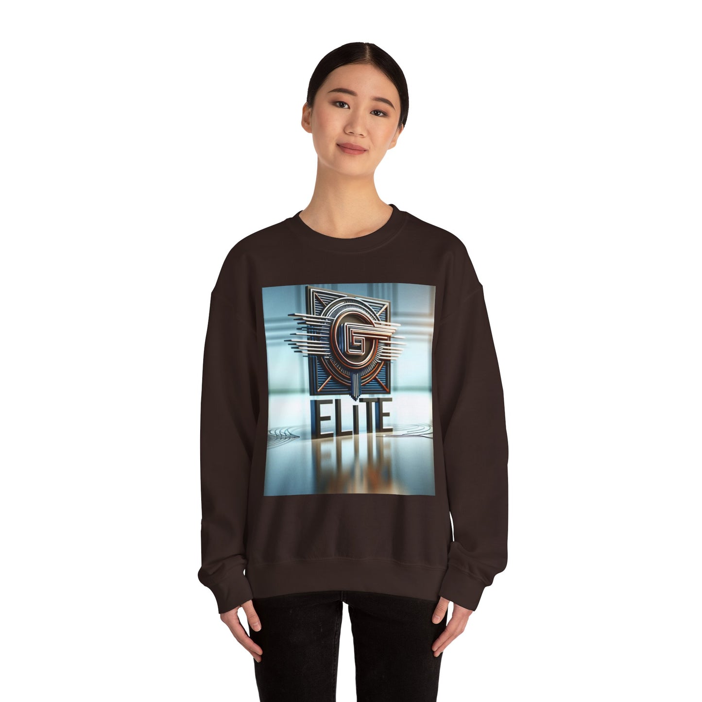 Elite Graphic Unisex Heavy Blend™ Crewneck Sweatshirt - Cozy Fashion Statement