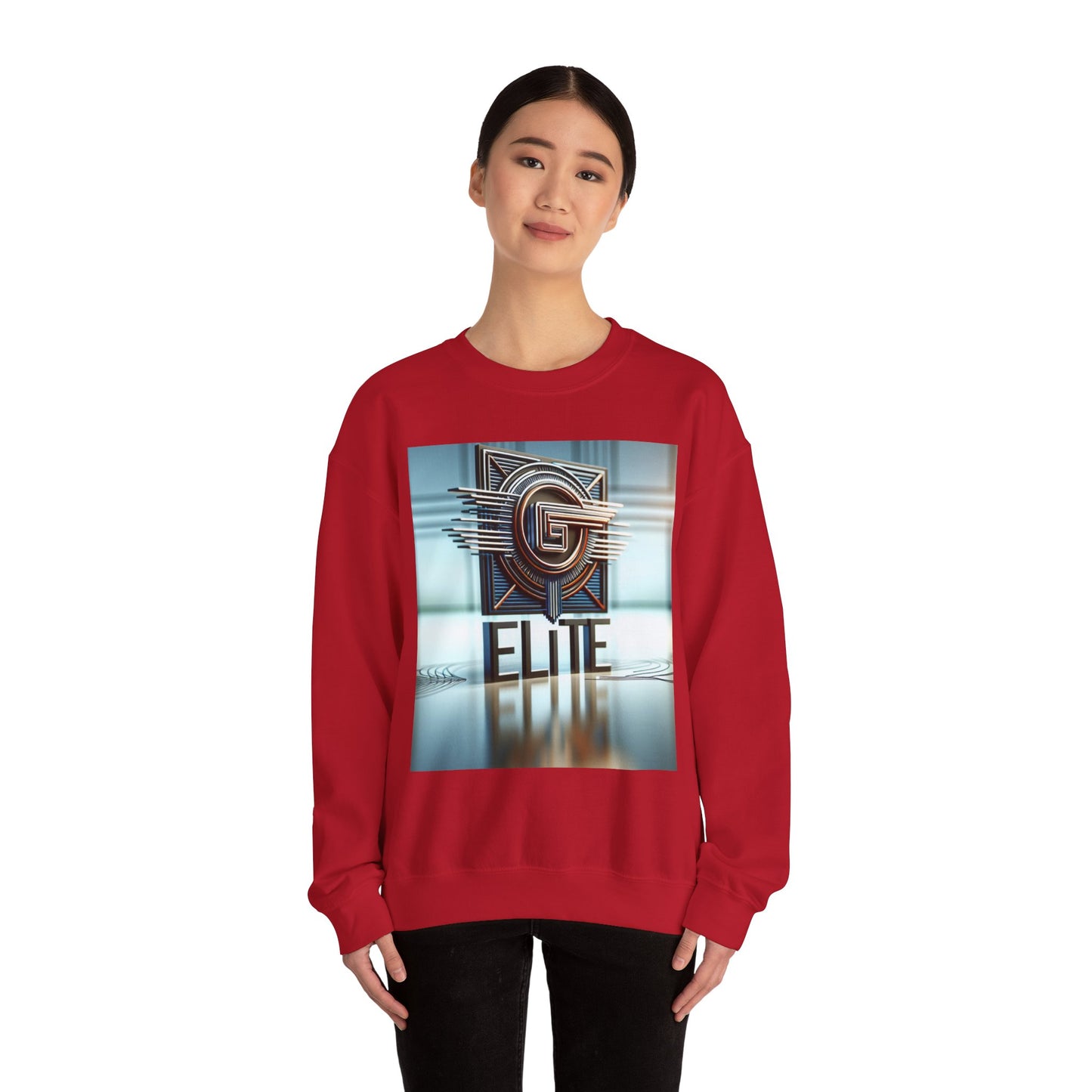 Elite Graphic Unisex Heavy Blend™ Crewneck Sweatshirt - Cozy Fashion Statement