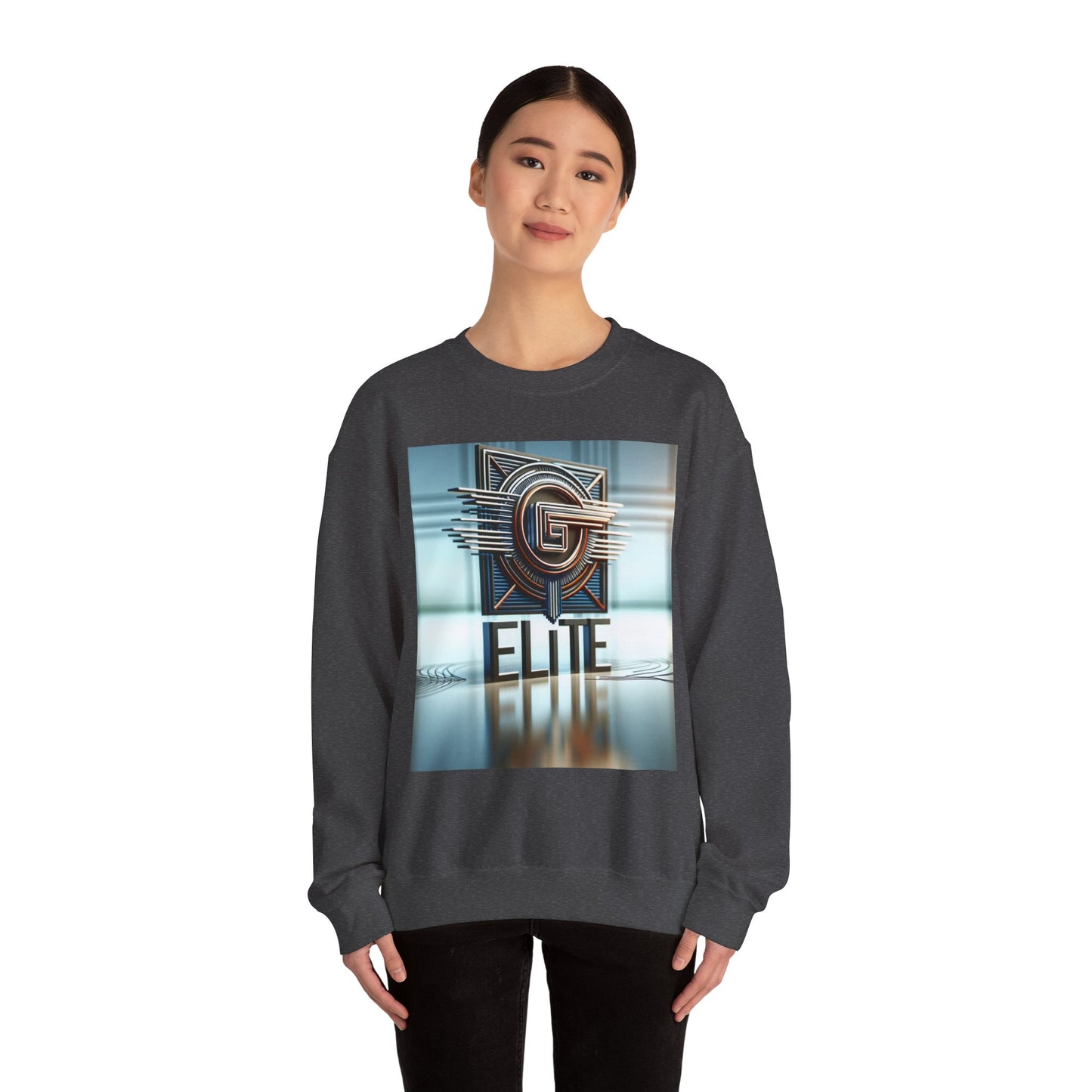 Elite Graphic Unisex Heavy Blend™ Crewneck Sweatshirt - Cozy Fashion Statement