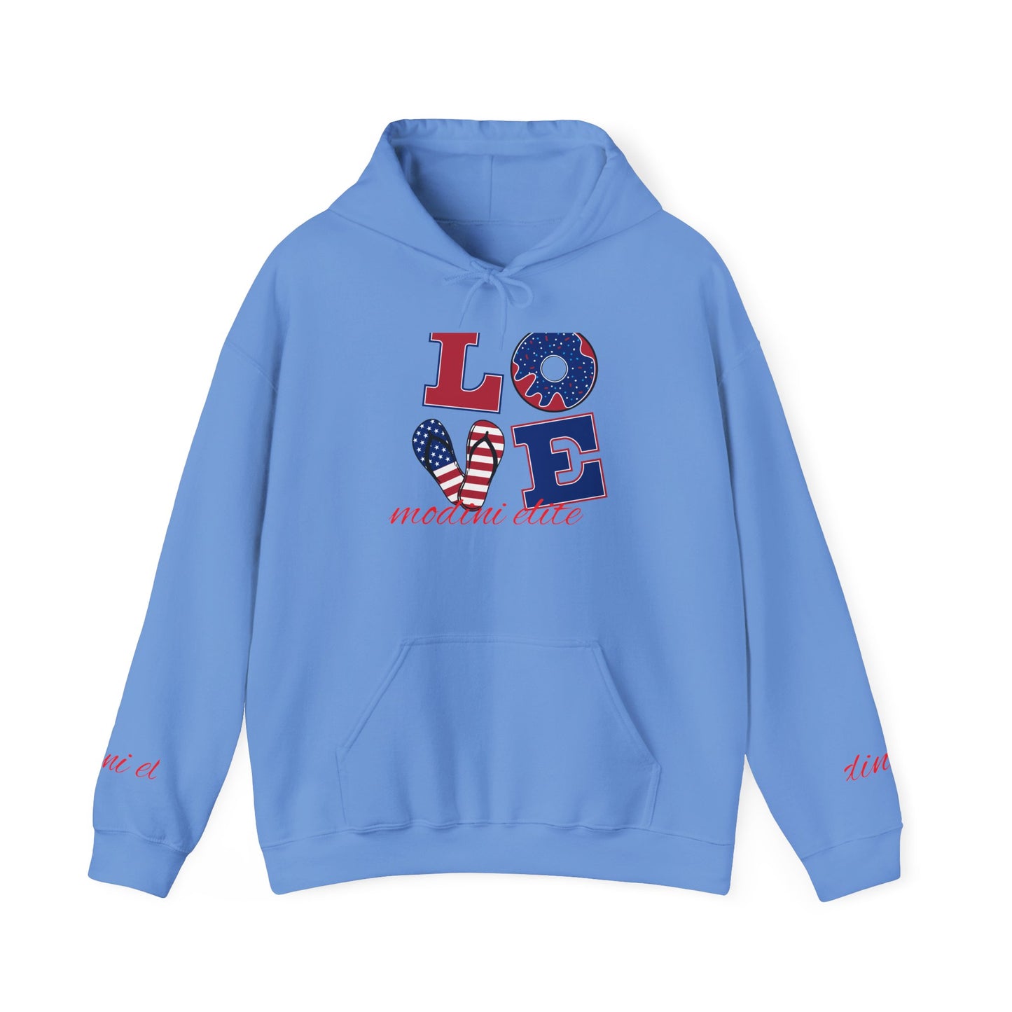 Patriotic Love Hoodie for Holidays | Unisex Heavy Blend™ Sweatshirt