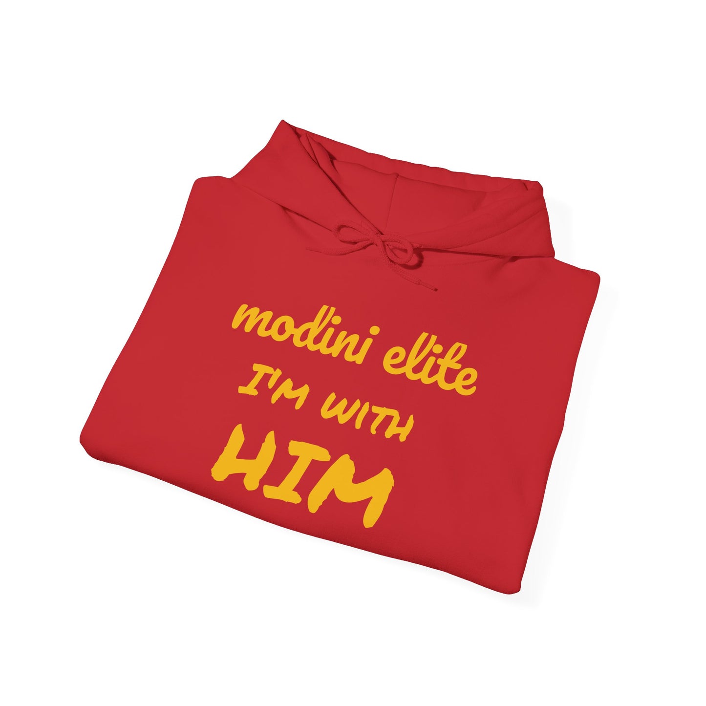 I'm With Him Hoodie - Unisex Heavy Blend Sweatshirt for Casual Comfort