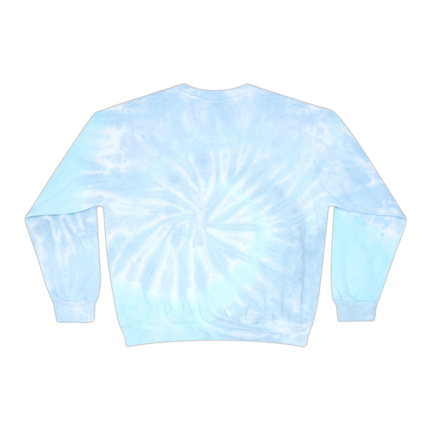 Unisex Tie-Dye Sweatshirt with 'LOVE' Design - Perfect for Celebrations and Casual Wear