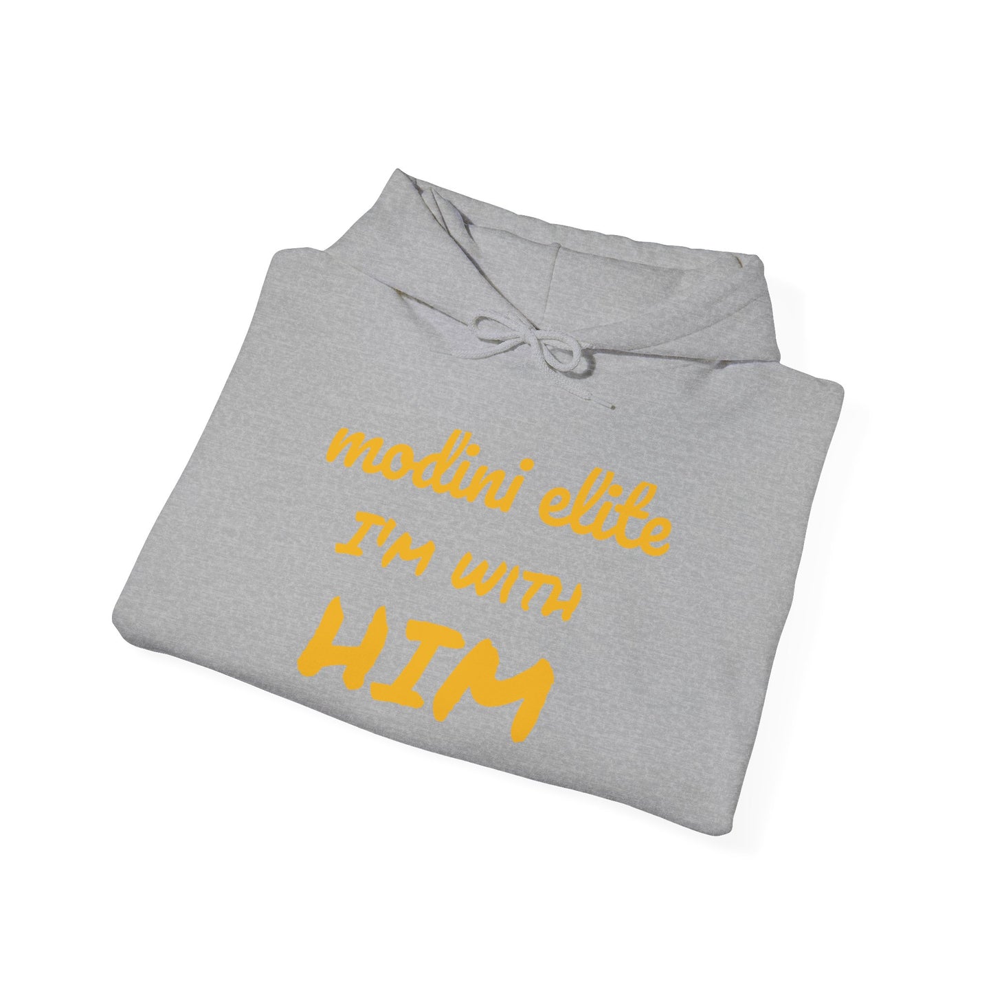 I'm With Him Hoodie - Unisex Heavy Blend Sweatshirt for Casual Comfort