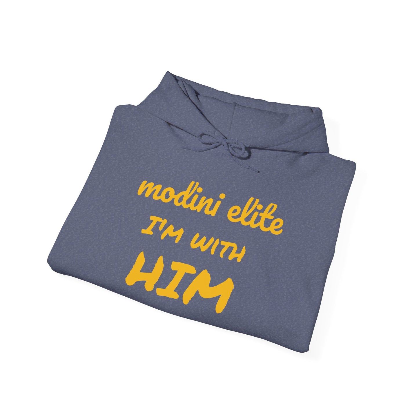 I'm With Him Hoodie - Unisex Heavy Blend Sweatshirt for Casual Comfort