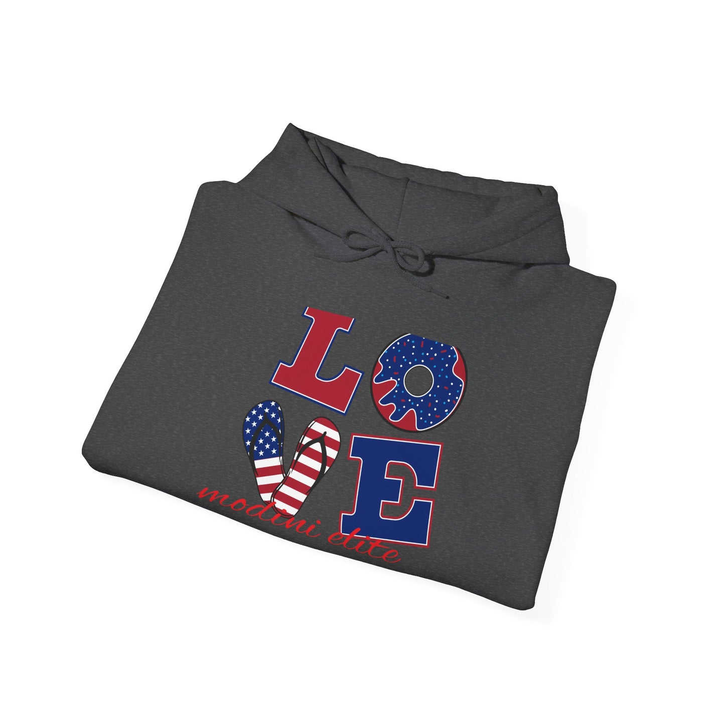 Patriotic Love Hoodie for Holidays | Unisex Heavy Blend™ Sweatshirt