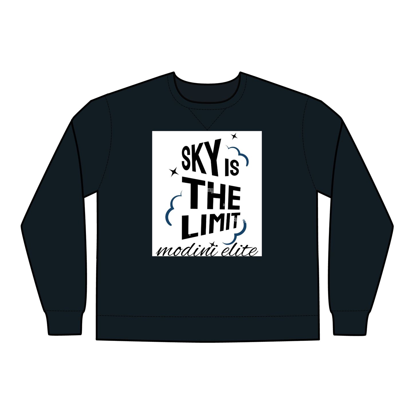 Inspirational Sky Is The Limit Crewneck Sweatshirt for Everyday Comfort
