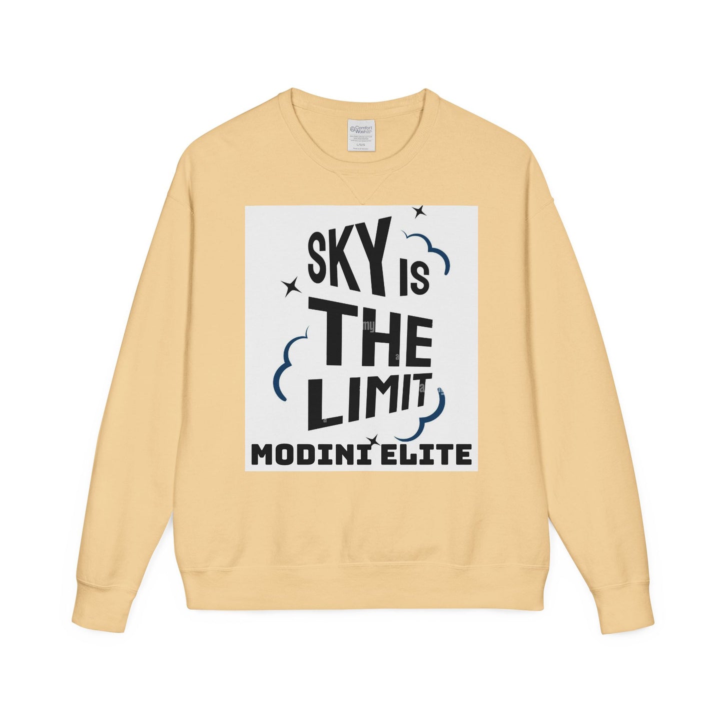 Inspirational Sky Is The Limit Crewneck Sweatshirt for Everyday Comfort