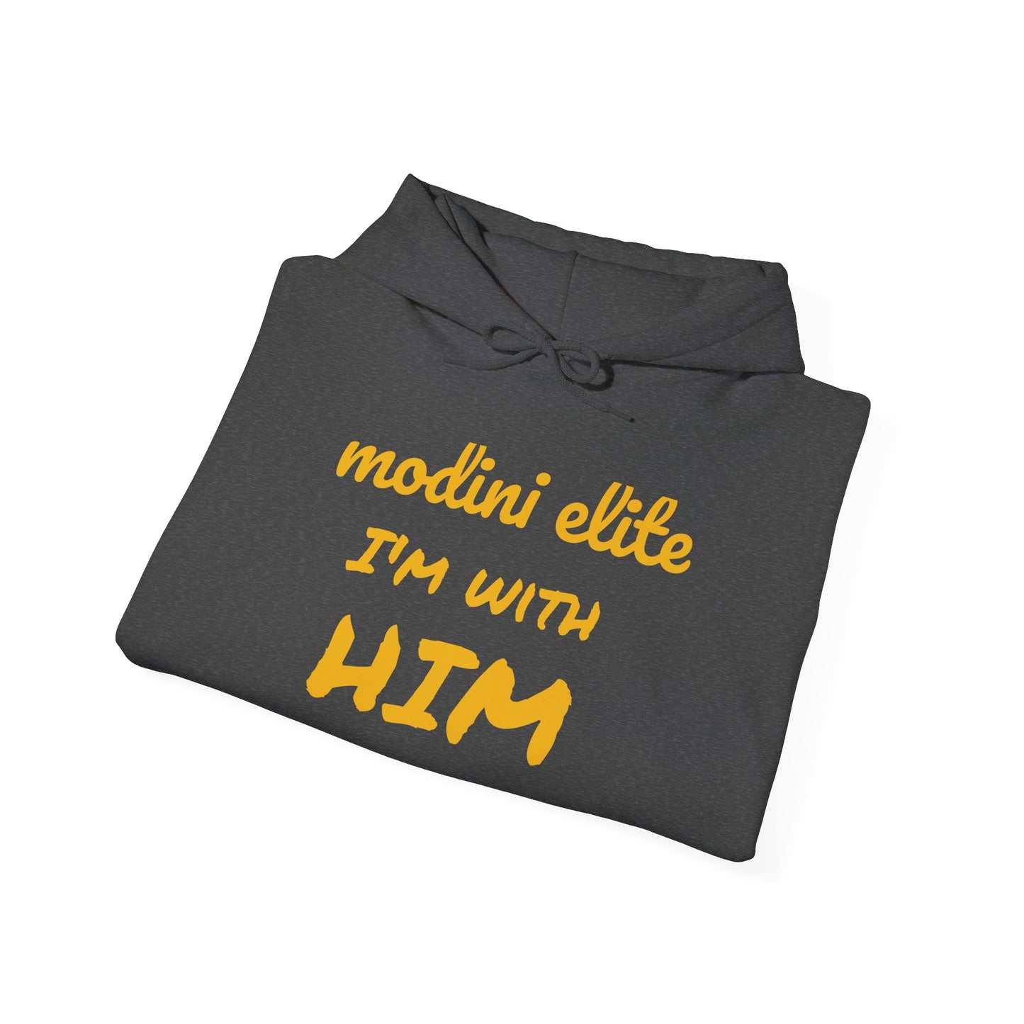 I'm With Him Hoodie - Unisex Heavy Blend Sweatshirt for Casual Comfort