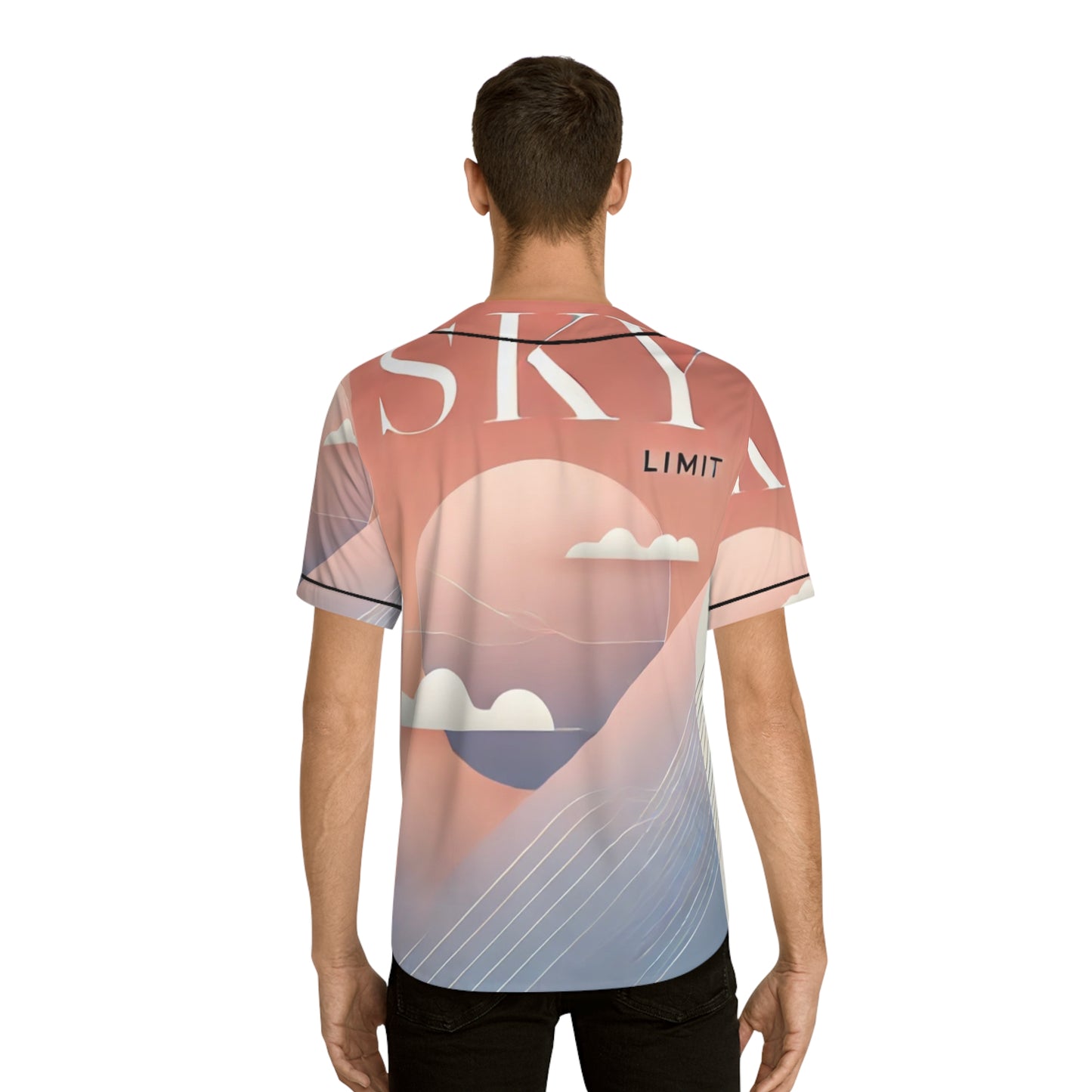 Sky Limit Men’s Baseball Jersey - Stylish Summer Sportswear