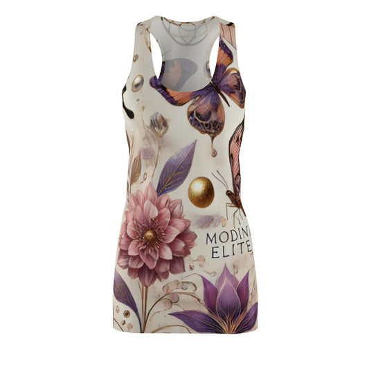 Floral Elegance Racerback Dress - Modern & Elite