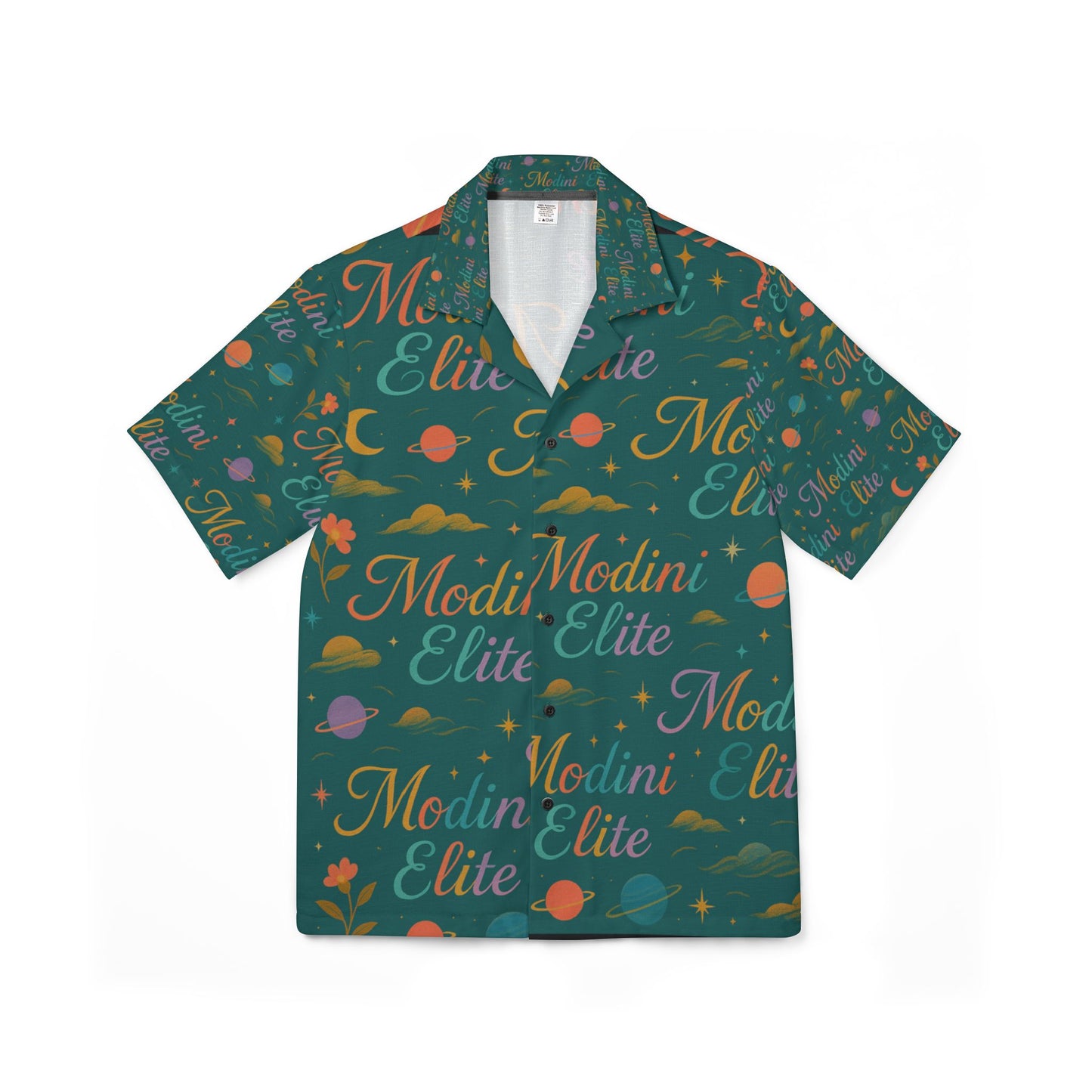 Men's Hawaiian Camp Shirt, Tropical Vacation Shirt, Beach Party Top, Summer Casual Wear, Gift for Him, AOP Shirt