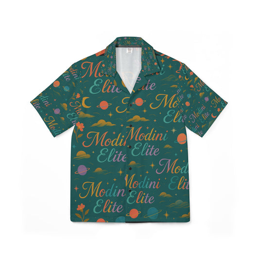 Men's Hawaiian Camp Shirt, Tropical Vacation Shirt, Beach Party Top, Summer Casual Wear, Gift for Him, AOP Shirt