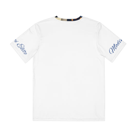 Cosmic Adventure Men's Polyester Tee - Stellar Space Design