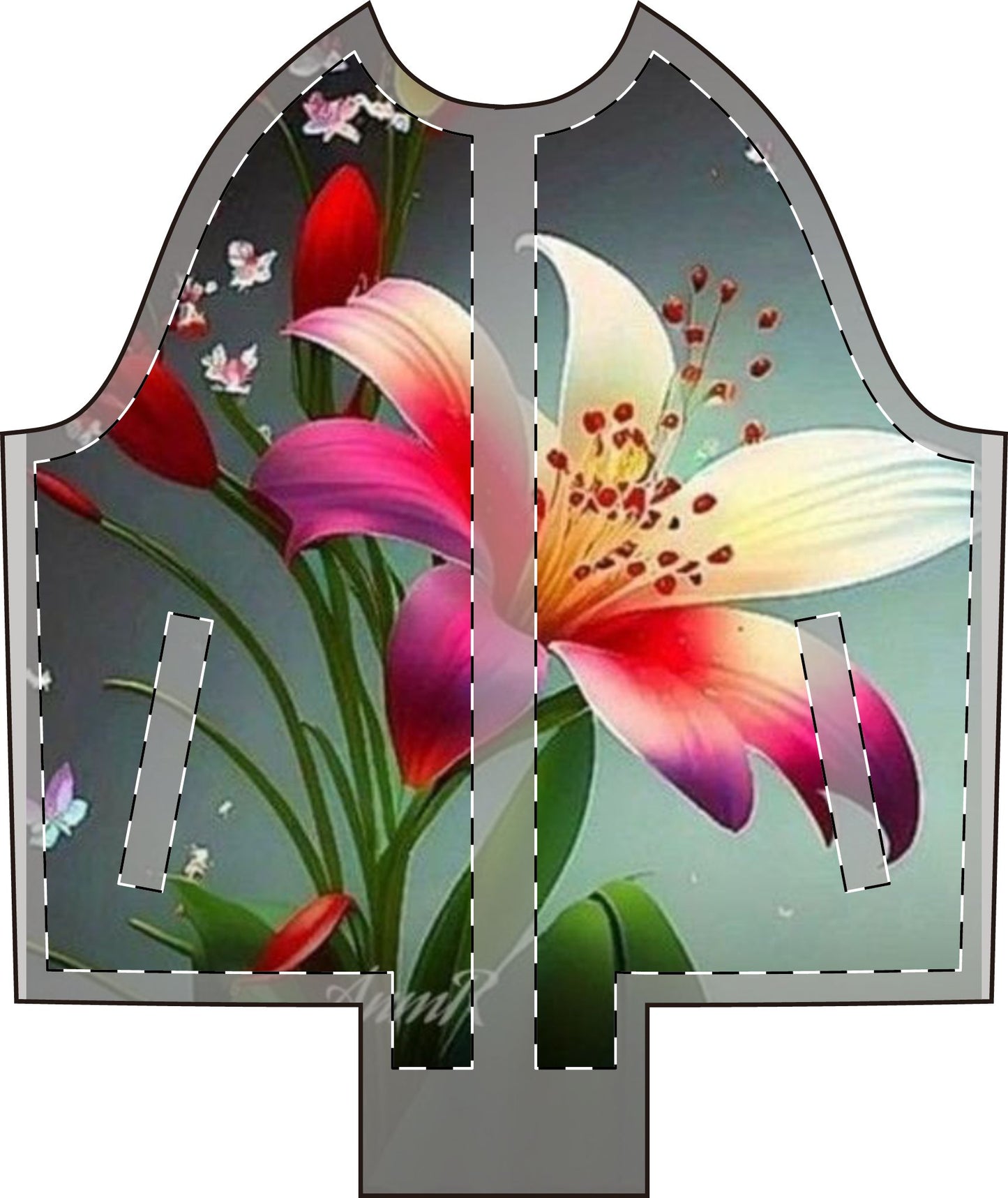 Floral Women's Varsity Jacket - Stylish and Vibrant Springwear