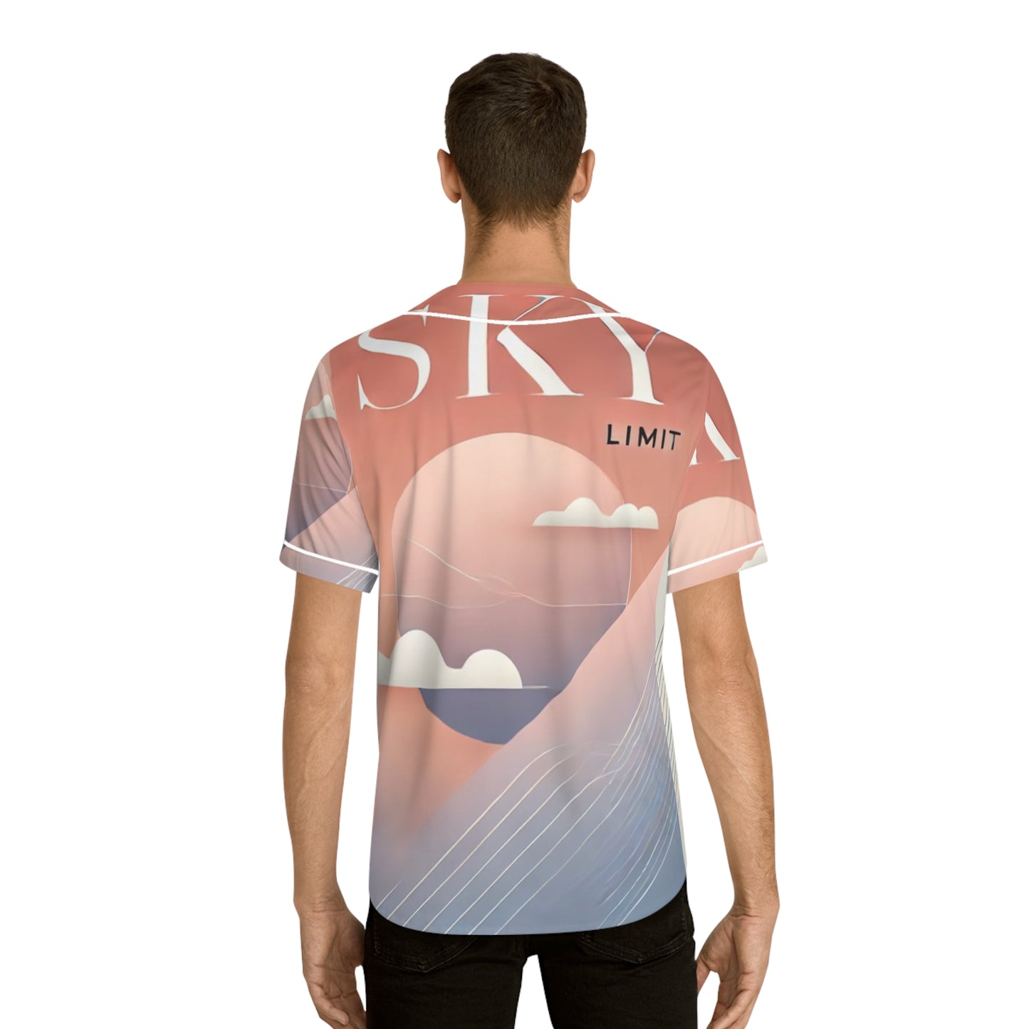 Sky Limit Men’s Baseball Jersey - Stylish Summer Sportswear