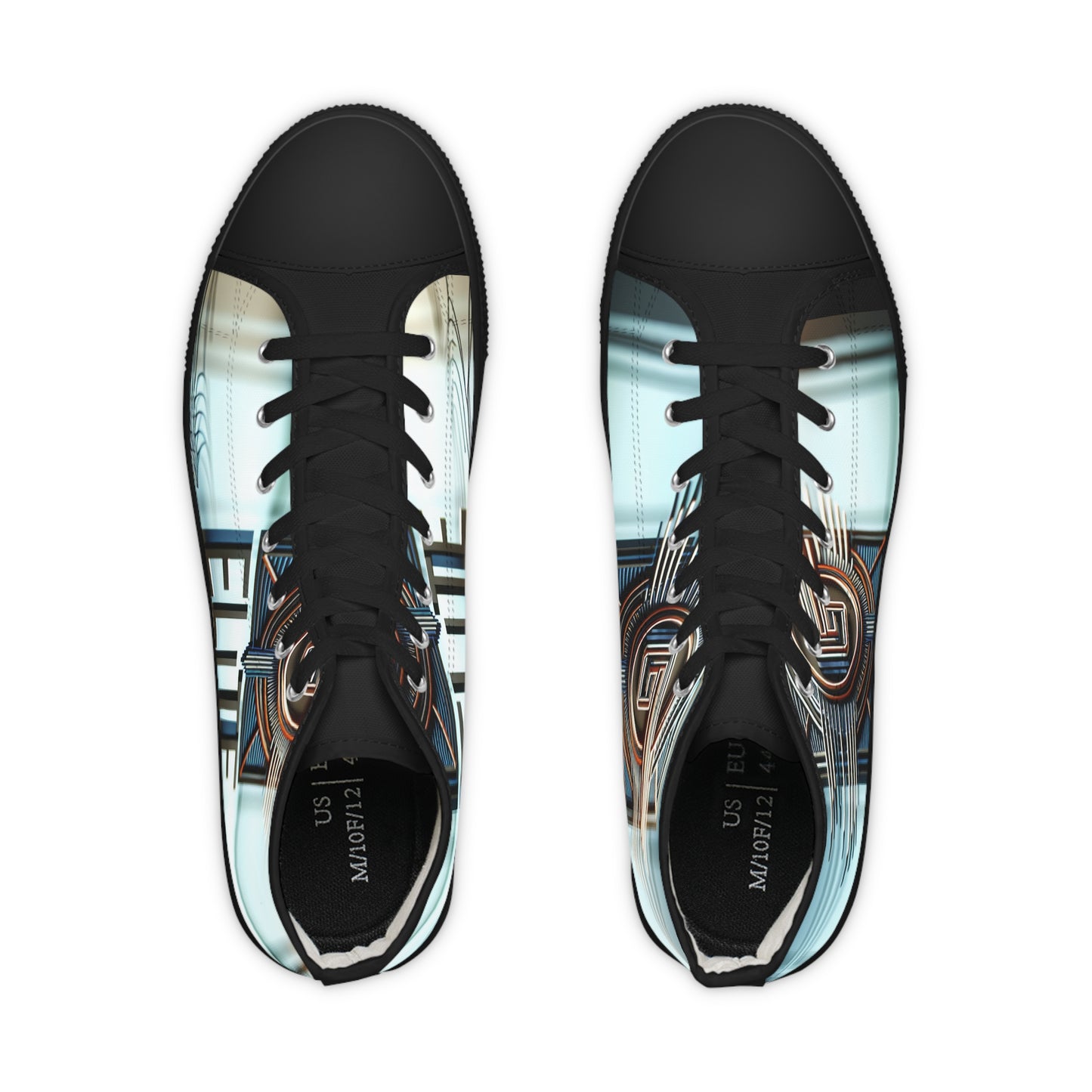 Stylish High Top Sneakers for Trendsetters, Unique Canvas Shoes, Casual Footwear, Gift for Men, Fashion Sneakers, Street Style Shoes