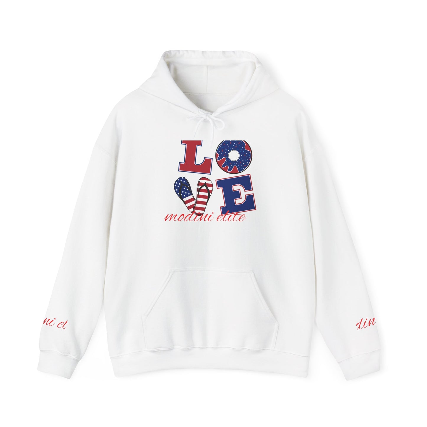 Patriotic Love Hoodie for Holidays | Unisex Heavy Blend™ Sweatshirt