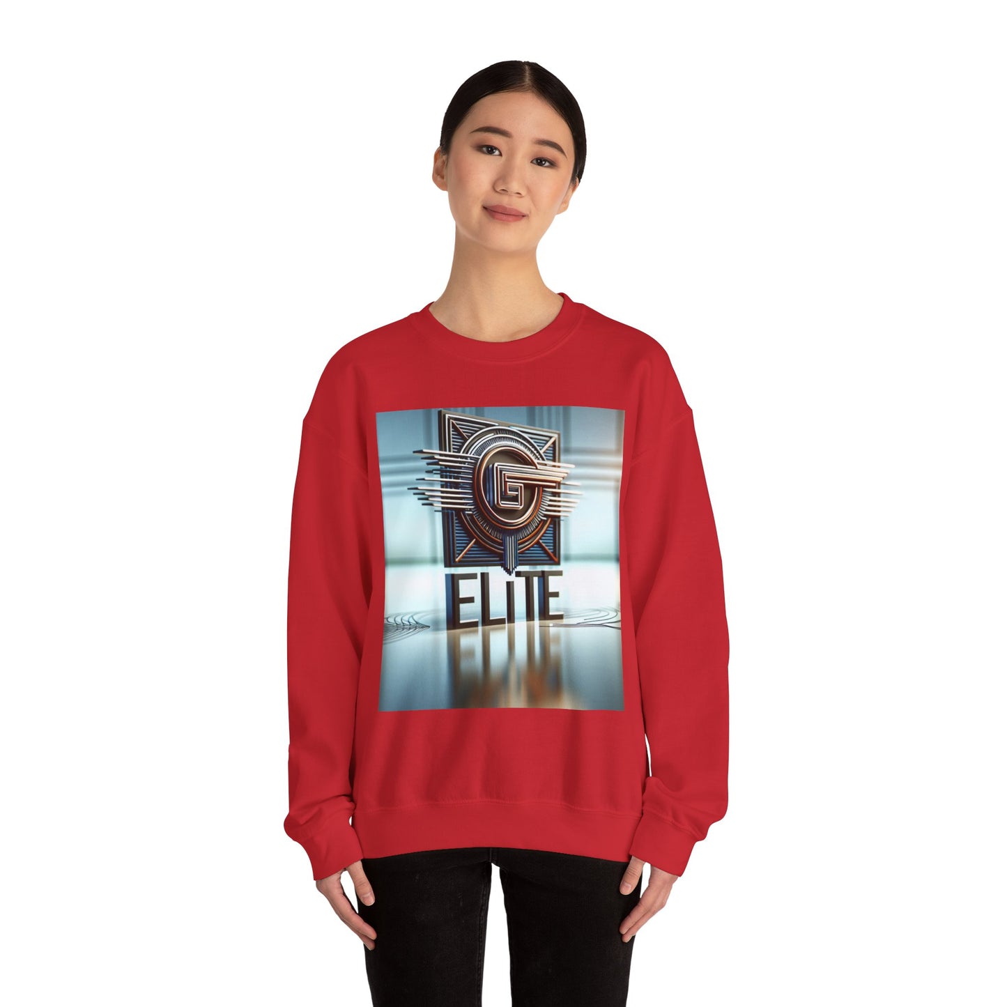Elite Graphic Unisex Heavy Blend™ Crewneck Sweatshirt - Cozy Fashion Statement