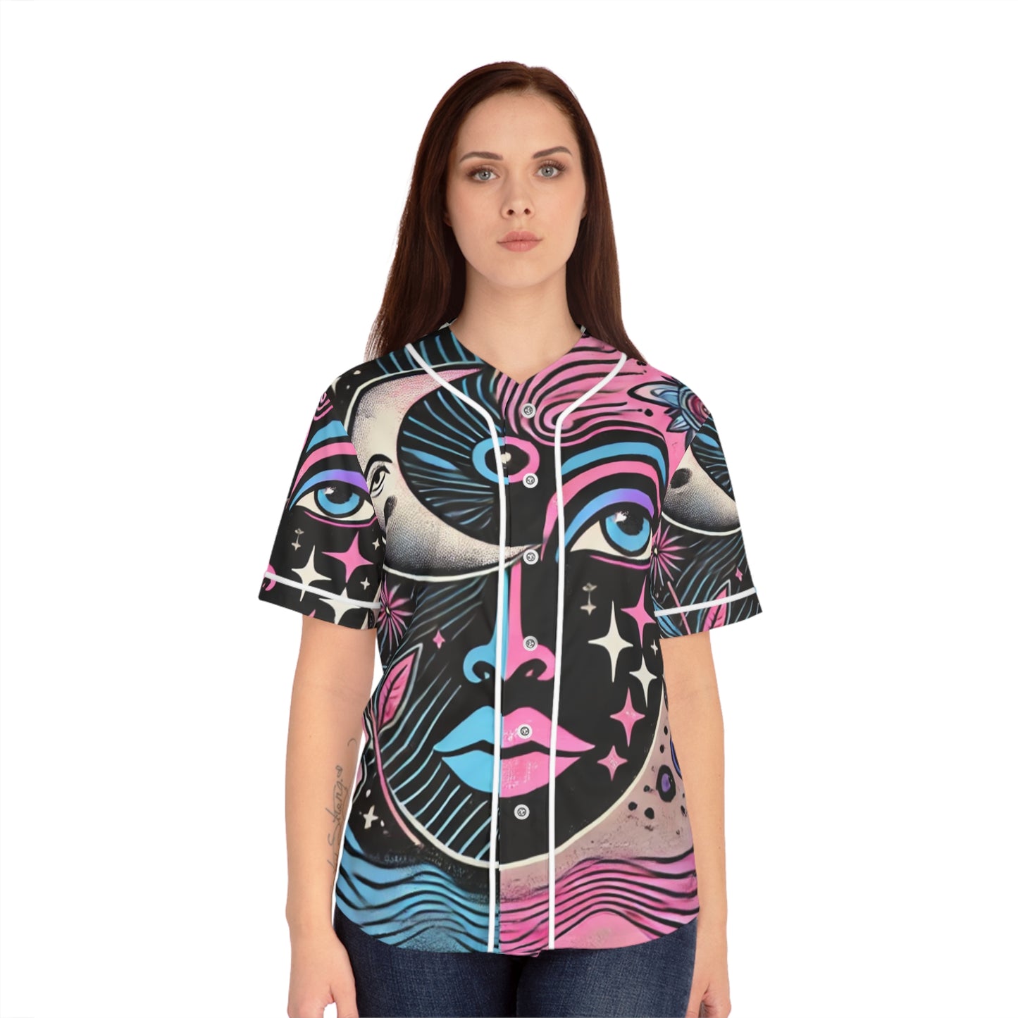 Women's Baseball Jersey (AOP)