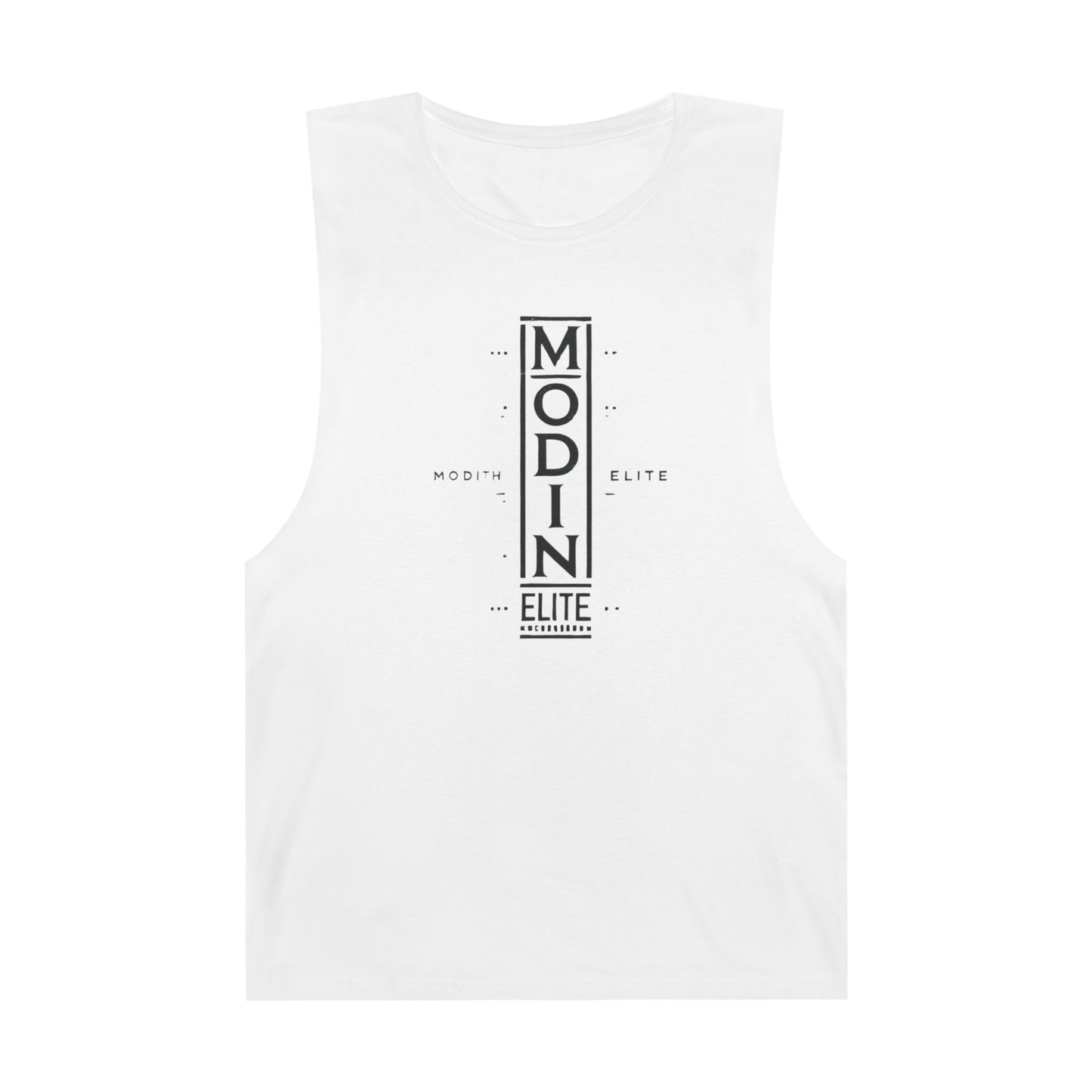 Stylish Unisex Tank Top with MODIN ELITE Design, Casual Wear for Fitness, Unisex Workout Apparel, Summer Essentials, Gift for Athletes