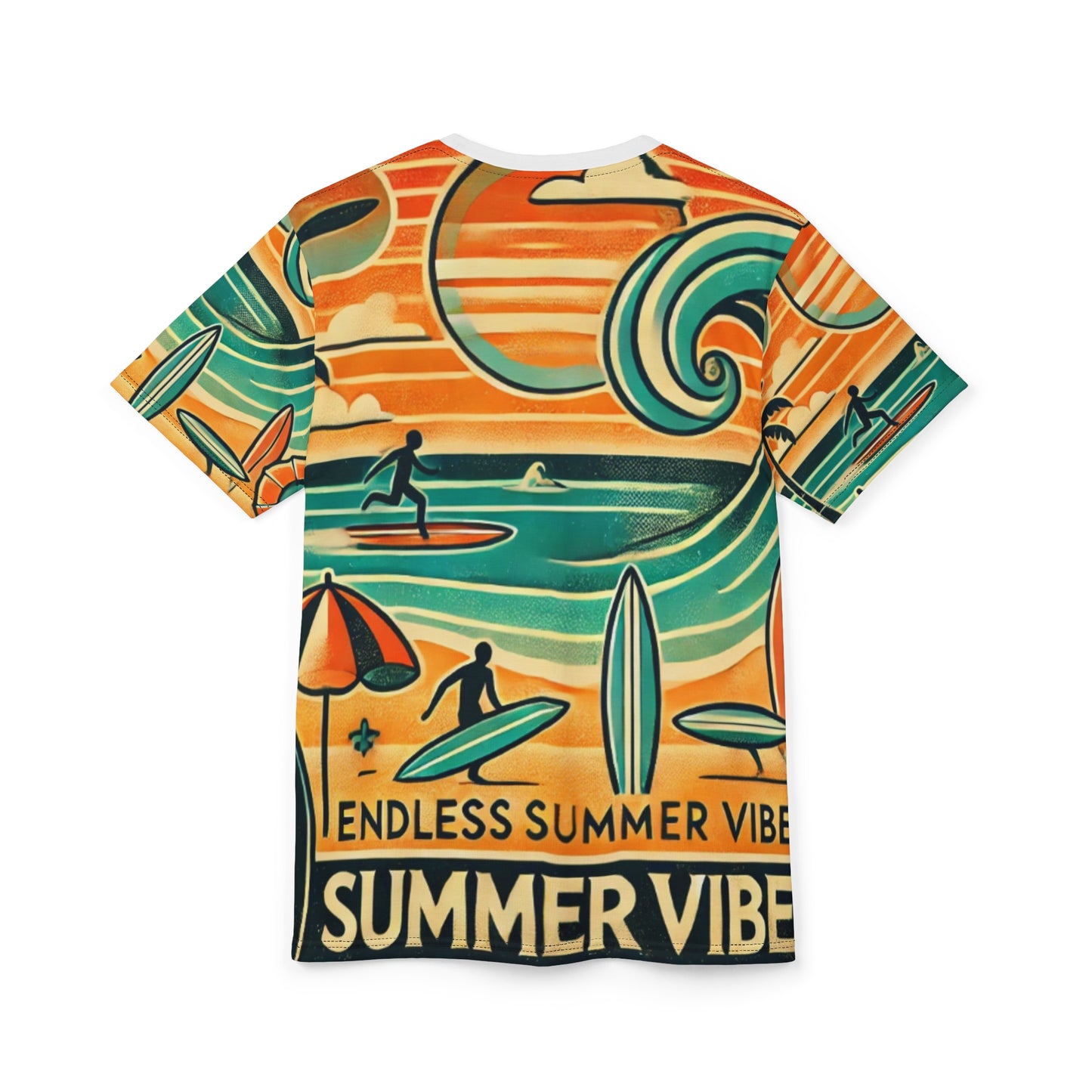 Endless Summer Vibes T-Shirt - Unisex Surf Tee for Beach Lovers