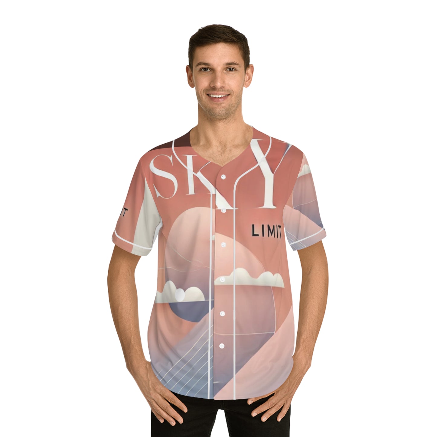 Sky Limit Men’s Baseball Jersey - Stylish Summer Sportswear
