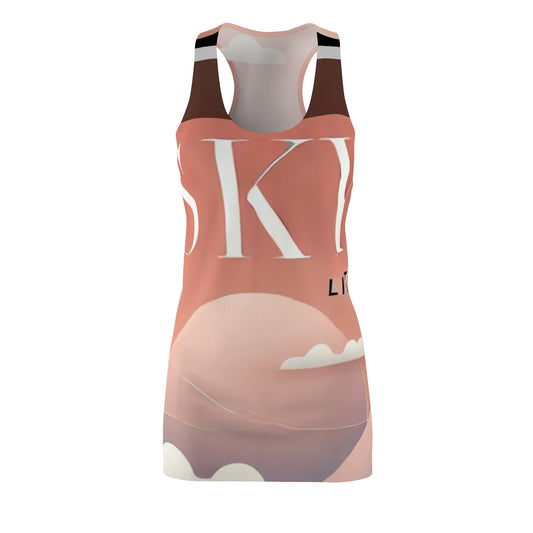 Sky Vibes Women's Racerback Dress - Perfect for Summer & Casual Outings