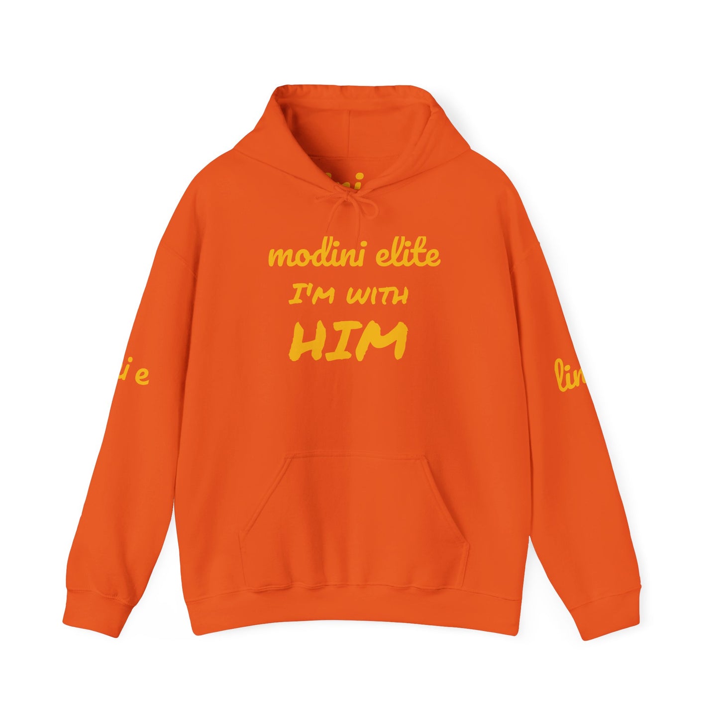 I'm With Him Hoodie - Unisex Heavy Blend Sweatshirt for Casual Comfort