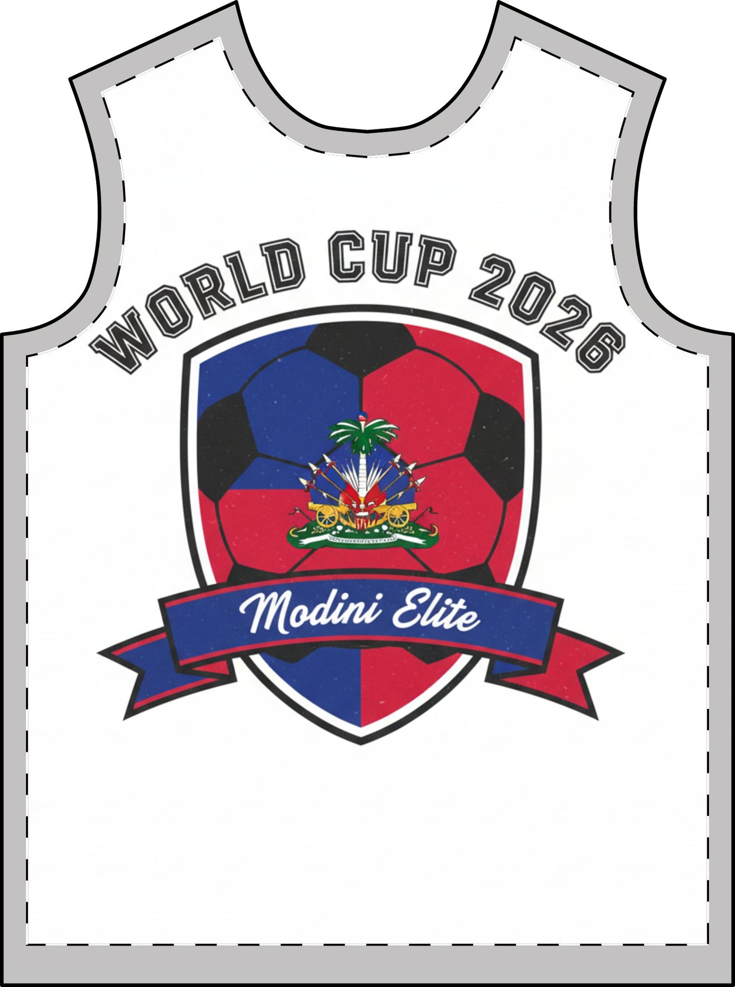 World Cup 2026 Soccer Shield T-Shirt — Modini Elite Crest