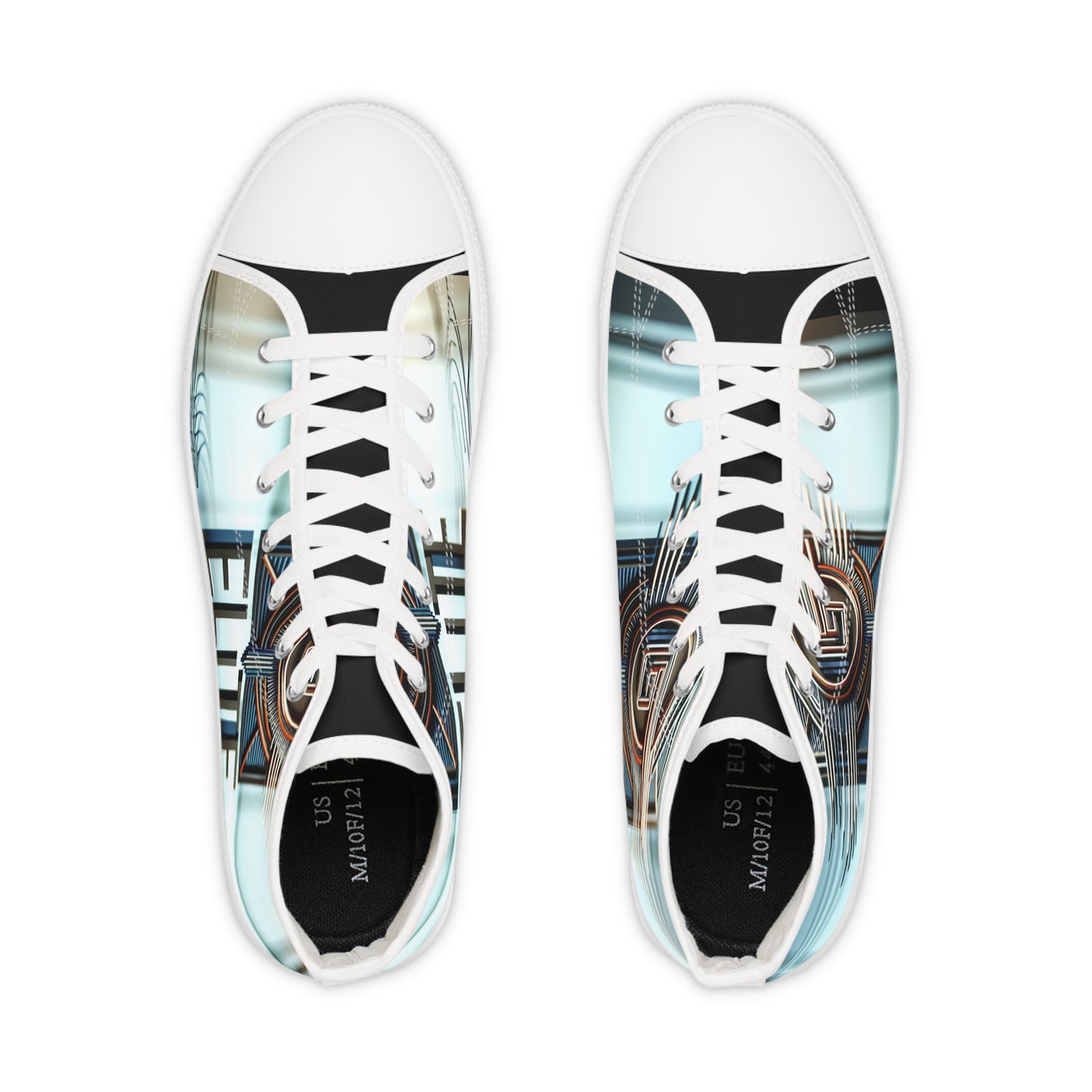 Stylish High Top Sneakers for Trendsetters, Unique Canvas Shoes, Casual Footwear, Gift for Men, Fashion Sneakers, Street Style Shoes