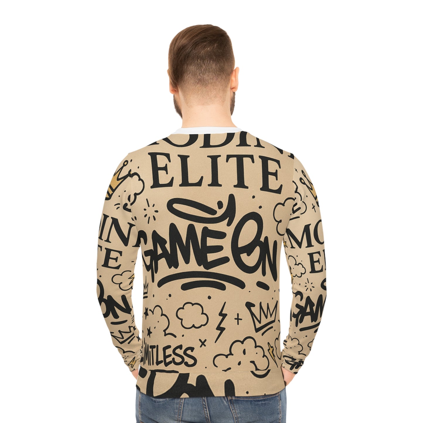 Game On Lightweight Sweatshirt, Trendy Casual Wear, Perfect for Gaming Events, Street Style, Everyday Comfort